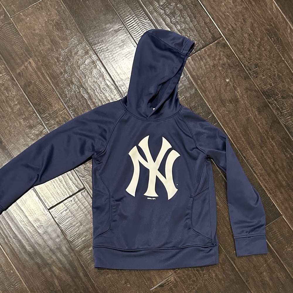 Genuine Merchandise Navy Hoodie with White Logo